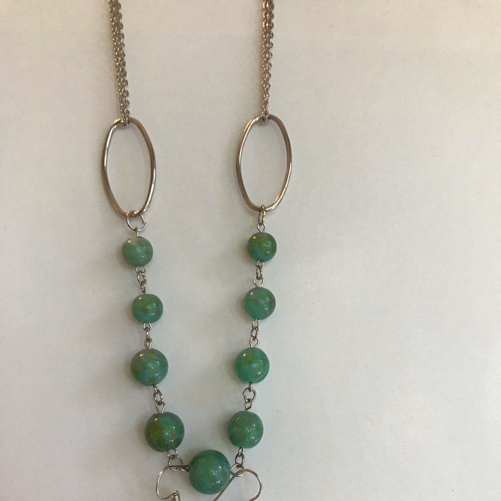 Necklace with earrings